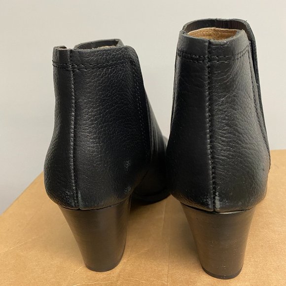 Women's Splendid Rochelle Black Leather Ankle Boot - Picture 6 of 7